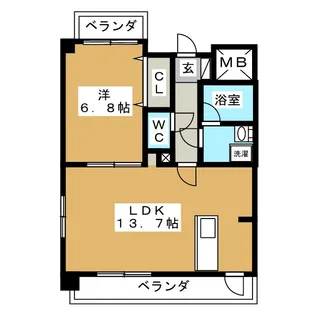 Imagine【2階】の間取り