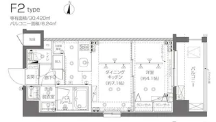 ZOOM新宿西落合【3階】の間取り