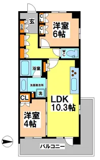 トラープランド蒼麗館【3階】の間取り