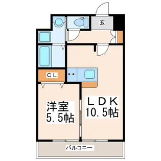 フォーエス本山【8階】の間取り
