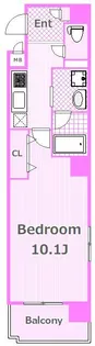 エイチエスティーII2106【4階】の間取り