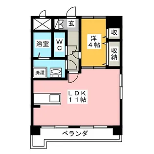 フェアリーハート【5階】の間取り