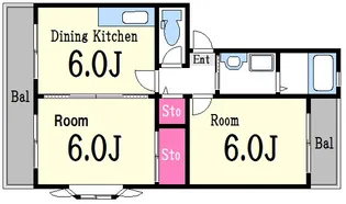 第2佐々木マンション【1階】の間取り