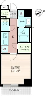 「防音マンション」ジェイグランコート中野【9階】の間取り