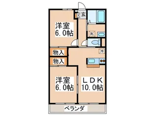 モンシャト-イズミの間取り