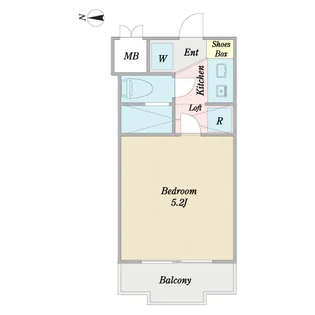 クレスタ船橋【3階】の間取り