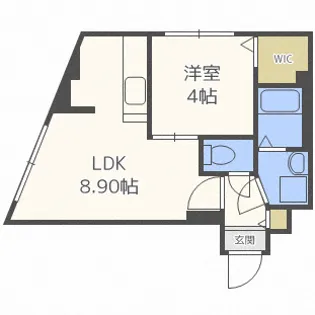 オレンジレジデンスウェスト【5階】の間取り