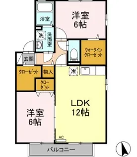 コンフォート湘南【2階】の間取り