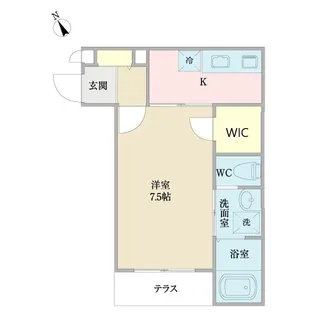 リュミエール【1階】の間取り