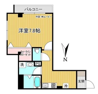 ラ・シルフ池袋【3階】の間取り