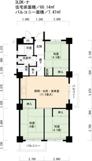 UR高座台【10階】の間取り