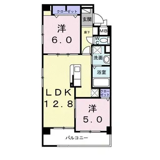 Maison Qoo【2階】の間取り