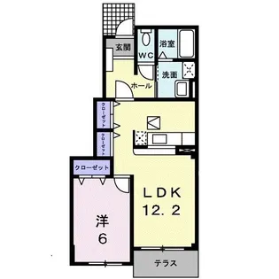 ベル メゾン C【1階】の間取り