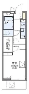 レオパレスパークタウン北斗【1階】の間取り