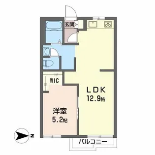 C’EST LA VIE B【2階】の間取り