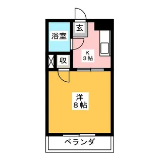 レジデンスオーミ第3【1階】の間取り