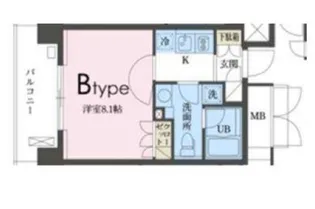 ガレリア東新宿【2階】の間取り