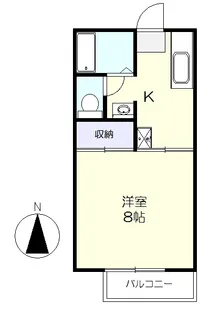 セフィラ南中里【2階】の間取り