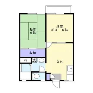 山崎ハイツ【2階】の間取り