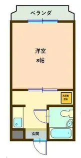 ビューラータカノ【3階】の間取り