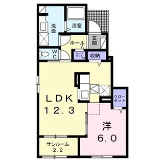 ファイン・グランツIII【1階】の間取り