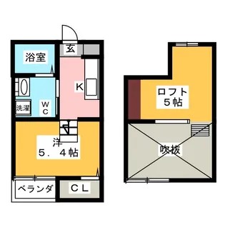 Jeunesse石場(ジュネスイシバ)【2階】の間取り