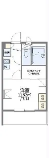 レオパレスルミエール07【3階】の間取り