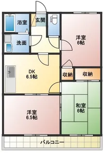 ウエストハイツ【2階】の間取り