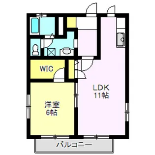 エクレール【2階】の間取り