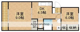 メゾンアスカ【2階】の間取り