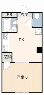 スカイハイツ【1階】の間取り