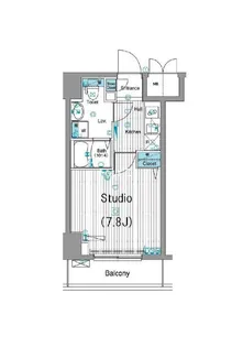 グランド・ガーラ銀座【3階】の間取り