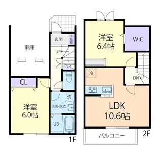 フォレスタ Aの間取り