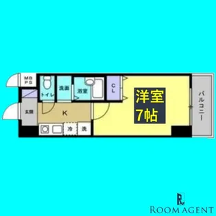 リアライズ黄金【8階】の間取り