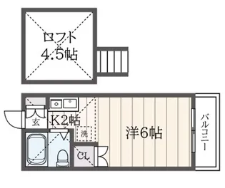 ドミールワダ【1階】の間取り