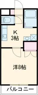 オカダハイツII【3階】の間取り