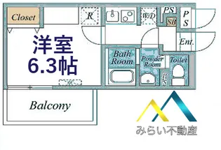 リブリ・コントラスト【3階】の間取り