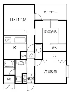 GRANDE CASA【9階】の間取り