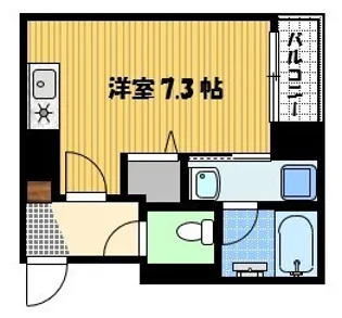 CIELO平野町【3階】の間取り