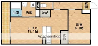 Grandir原島【4階】の間取り