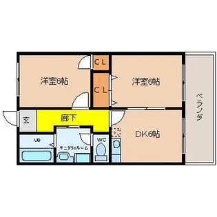 ロイヤルハイツ太田【8階】の間取り