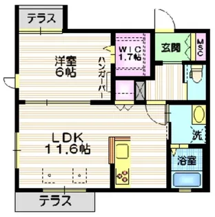 CREST 自由が丘【1階】の間取り