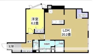 遠鉄メゾン助信【3階】の間取り