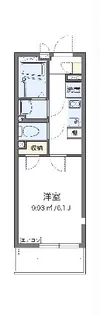 レオネクストフェリス【1階】の間取り