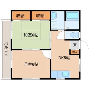 グリーンヴィラ七栄II番館【2階】の間取り