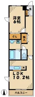 プランドール美景【2階】の間取り