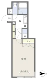 COZY茶屋ヶ坂【1階】の間取り