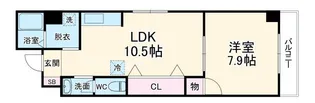 CALING Osaka Honmachi【4階】の間取り