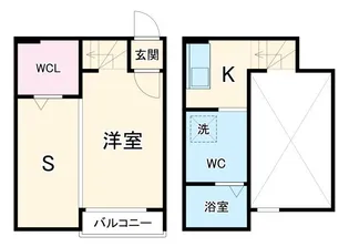 熱田スカイタワー31F【2階】の間取り