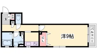 グランメール駒ヶ林【5階】の間取り